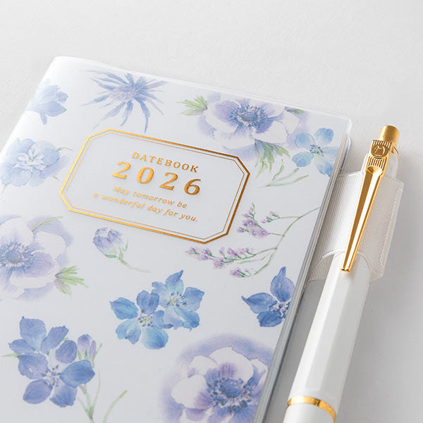 Midori Pocket Diary <Mini> Country Time Flower 2026