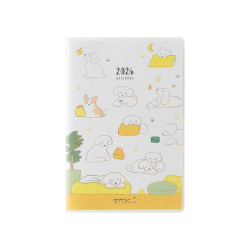 Midori Pocket Diary <Mini> Dog 2026