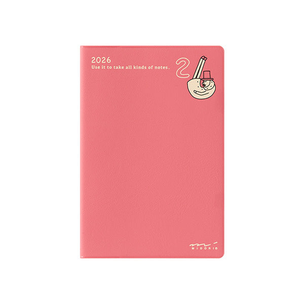Midori Pocket Diary <Mini> Ojisan 2026