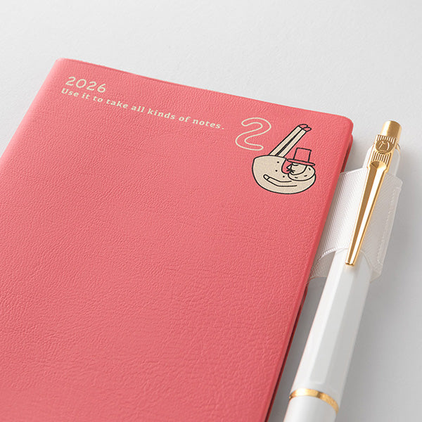 Midori Pocket Diary <Mini> Ojisan 2026