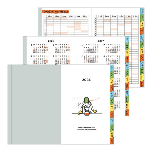 Midori Pocket Diary <Mini> Ojisan 2026