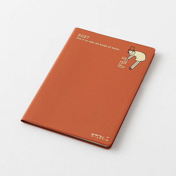 Midori Pocket Diary Mini Ojisan 2027