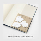 Midori Point Marker Sticky Notes - White Dog - 15 Sheets x 3 Designs