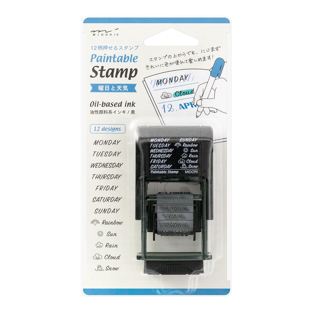 Midori Rotating Stamp - Days