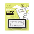 Midori Self-inking Half Stamp - Flower
