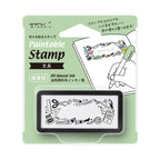 Midori Self-inking Half Stamp - Stationery