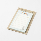 Midori To-Do List Sticky Note - Cats Blue - 30 Sheets