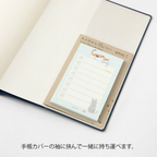 Midori To-Do List Sticky Note - Cats Blue - 30 Sheets