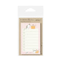 Midori To-Do List Sticky Note - Cats Pink - 30 Sheets