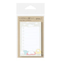 Midori To-Do List Sticky Note - Dogs Grey - 30 Sheets