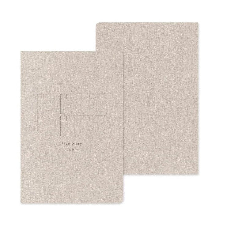 Midori Yuru Log B6 Notebook Free Diary Monthly