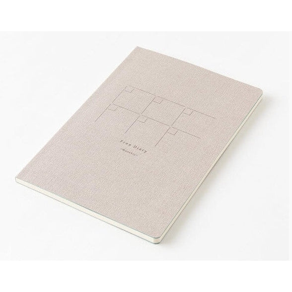 Midori Yuru Log B6 Notebook Free Diary Monthly