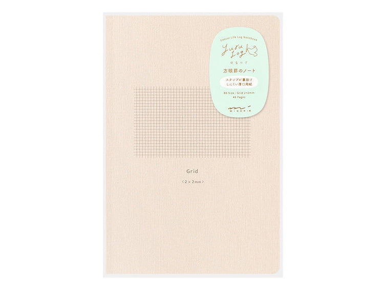 Midori Yuru Log B6 Notebook Grid 2 x 2mm