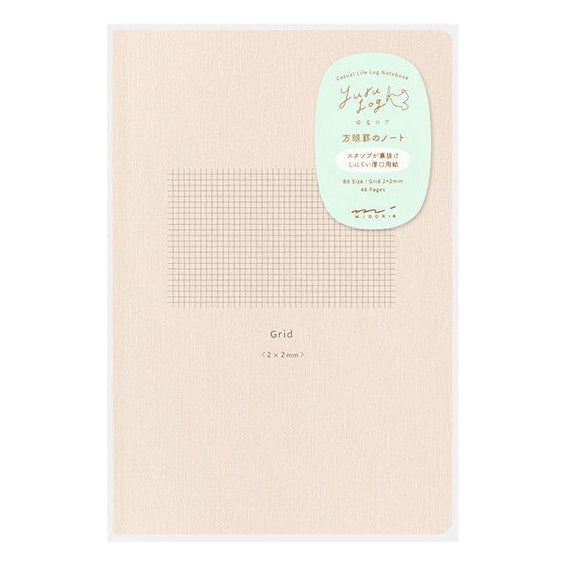 Midori Yuru Log B6 Notebook Grid 2 x 2mm