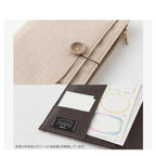 Midori Yuru Log Cloth Cover B6 Beige