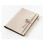 Midori Yuru Log Cloth Cover B6 Beige
