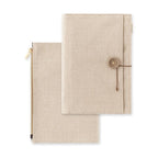 Midori Yuru Log Cloth Cover B6 Beige