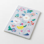 Midori Yuru Log Dot Grid Notebook B6 Floral