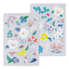 Midori Yuru Log Dot Grid Notebook B6 Floral