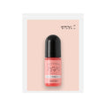 Midori Yuru Log stamp refill ink in coral pink with black cap