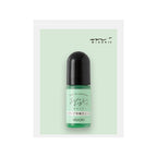 Midori Yuru Log stamp refill ink in green with black cap