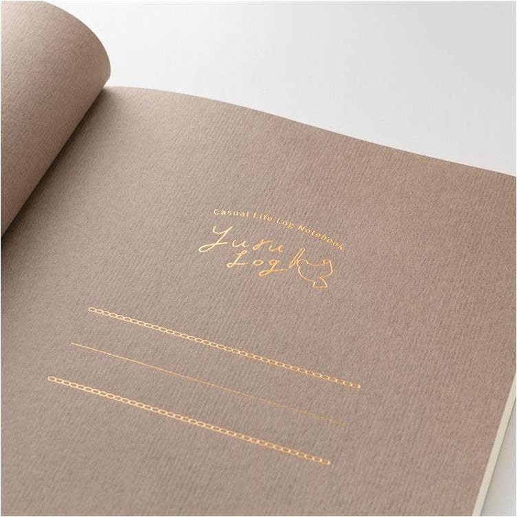Midori Yuru Log Notebook Cat B6 Dot Grid 5mm