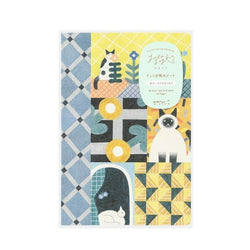 Midori Yuru Log Notebook Cat B6 Dot Grid 5mm