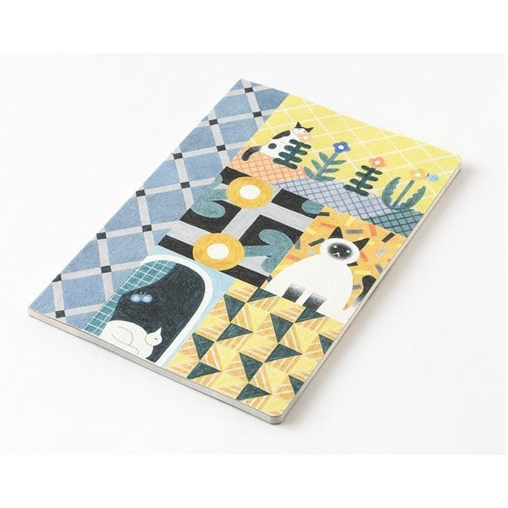 Midori Yuru Log Notebook Cat B6 Dot Grid 5mm