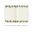 Midori Yuru Log Notebook Forest B6 Dot Grid 5mm