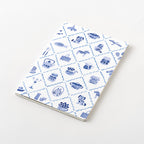 Midori Yuru Log Notebook My Life B6 Blue Nordic