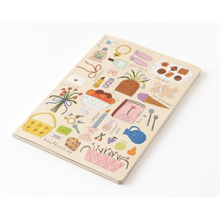Midori Yuru Log Notebook My Life B6 Dot Grid 5mm
