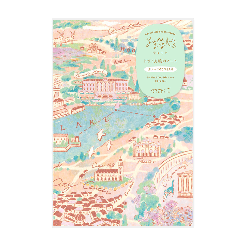 Midori Yuru Log Notebook My Life B6 Travel & Hotel