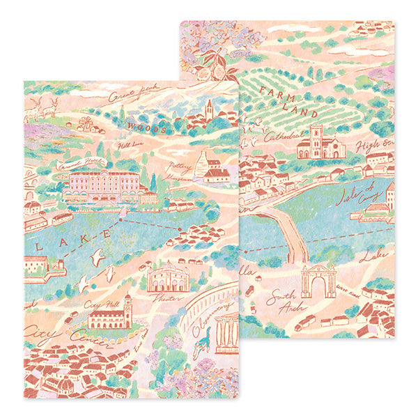 Midori Yuru Log Notebook My Life B6 Travel & Hotel