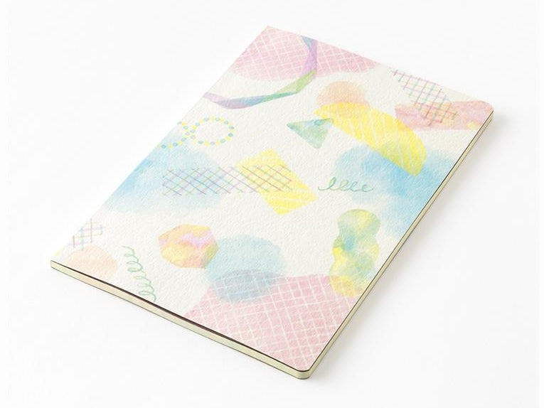 Midori Yuru Log Notebook Water Colour B6 Dot Grid 5mm