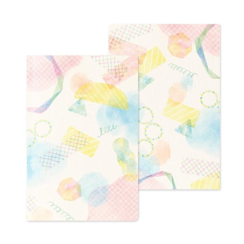 Midori Yuru Log Notebook Water Colour B6 Dot Grid 5mm