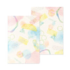 Midori Yuru Log Notebook Water Colour B6 Dot Grid 5mm