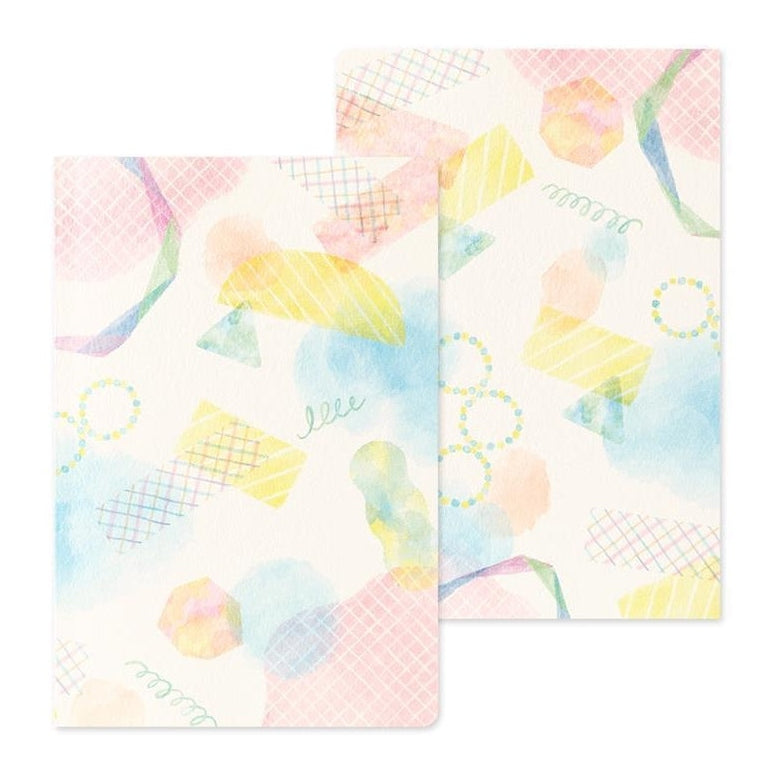 Midori Yuru Log Notebook Water Colour B6 Dot Grid 5mm
