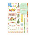 Midori Yuru Log Planner Sticker Sheets 2P - Daily Life
