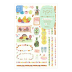 Midori Yuru Log Planner Sticker Sheets 2P - Daily Life