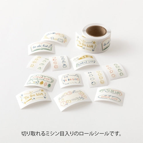 Midori Yuru Log Roll Sticker List