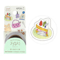 Midori Yuru Log Roll Sticker Motif