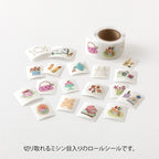 Midori Yuru Log Roll Sticker Motif