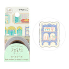 Midori Yuru Log Roll Sticker Window View