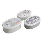 Miffy Antimicrobial Seal Container 3-Piece Set Grey