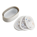Miffy Antimicrobial Seal Container 3-Piece Set Grey