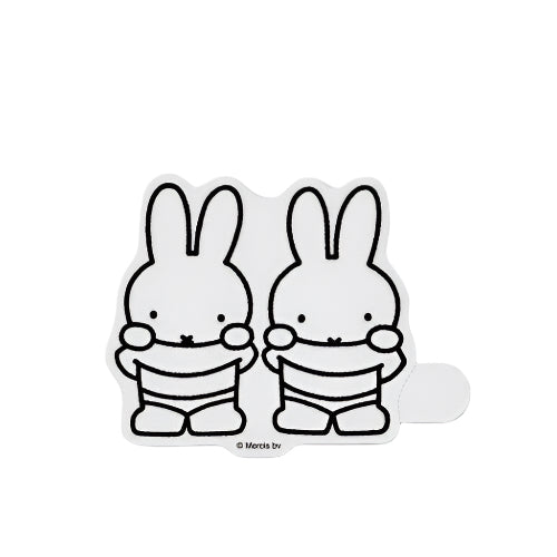 Miffy Clear Sticker - Miffy & Melanie
