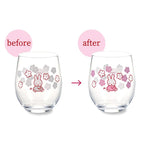 Miffy Color Changing Glass Tumbler - Sakura