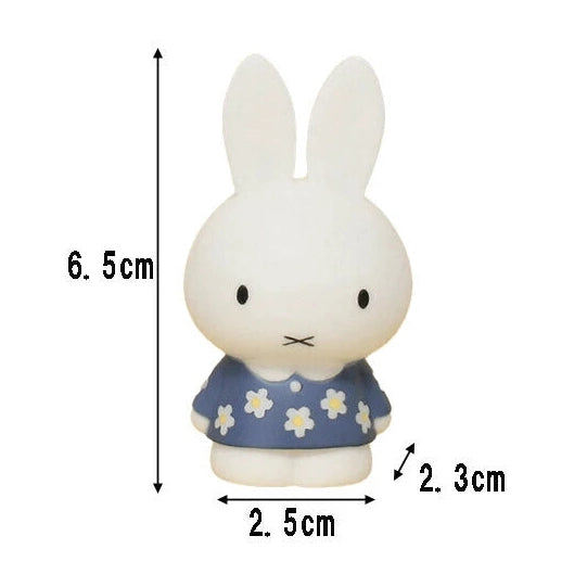 Miffy Figurine Finger Puppet - Blue Dress Miffy