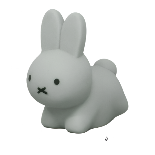 Miffy Figurine Finger Puppet - Grey Miffy