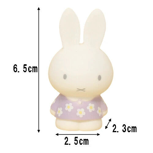 Miffy Figurine Finger Puppet - Purple Dress Miffy